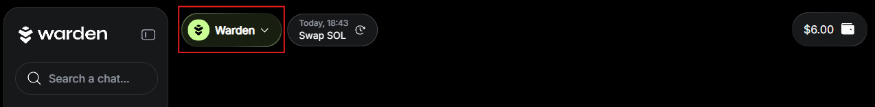 Switch between AI Agents in Warden